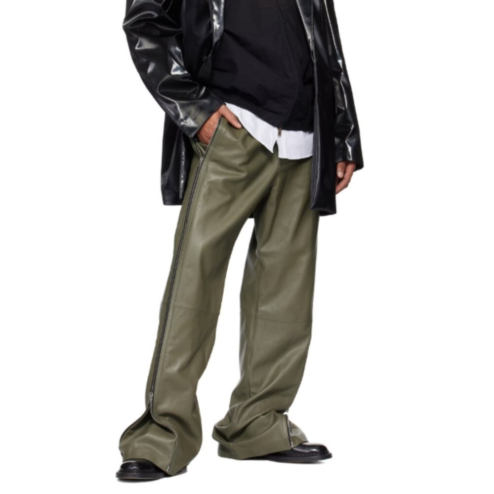 BNWT SS25 ACNE STUDIOS LEATHER PANTS 46